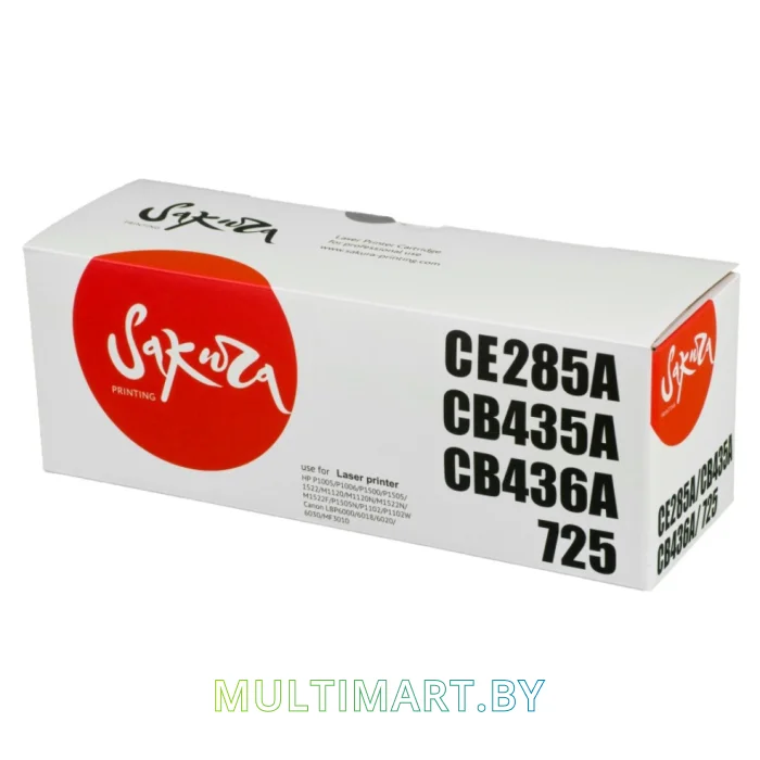 Картридж Sakura Printing SACE285A/CB435A/436A/725 (аналог HP 85A/CE285A/CB435A/CB436A/725)